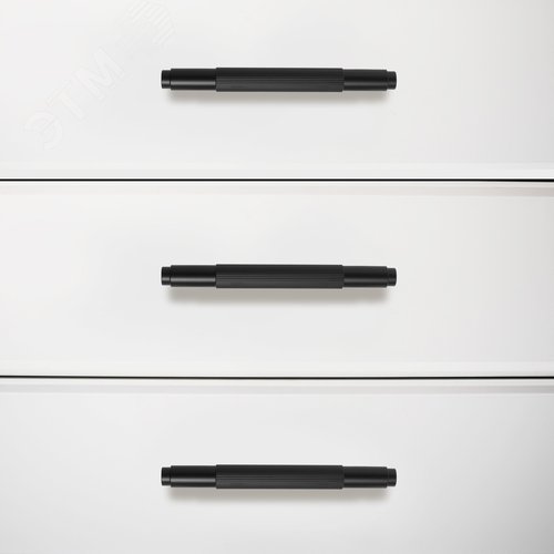 Ручка-скоба мебельная StahlBuro AP2309-96 2шт., BL черный матовый - фото 6