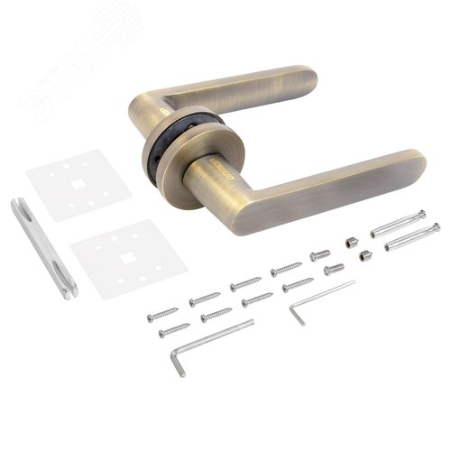 "Комплект ручек АЛЛЮР АРТ ""ВИТА"" MAB (9130) мат.бронза " - фото 2