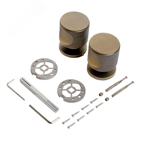 "Комплект ручек ALLUR ART COLLECTION ""MAXIMA"" MAB (5830) мат.бронза" - фото 2