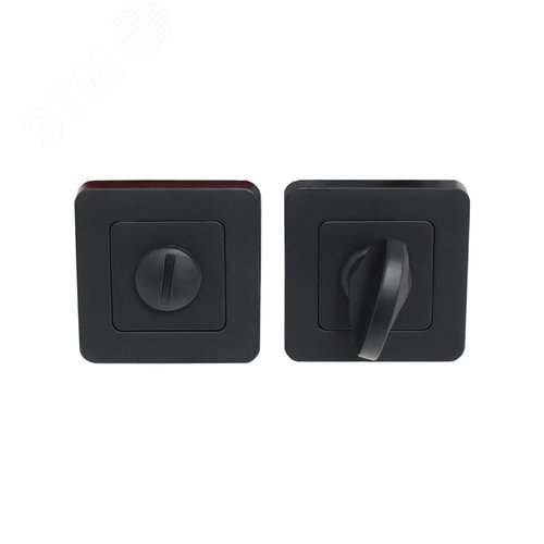 Сантехническая завертка к ручкам АЛЛЮР АРТ BK-S1 BL / BL(411515) матовый черный - фото 1