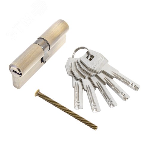 Цилиндровый механизм Стандарт MAX 80 (40х40) AB 5кл ст.бронза - фото 1