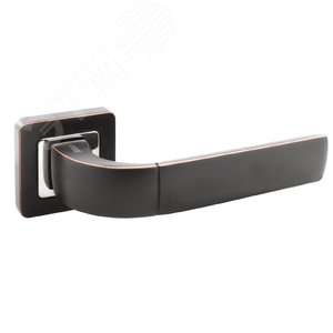 Изображение товара Ручка на квадратной накладке (комплект). АЛЛЮР АРТДЕНИО ORB (2250) тёмная медь (шт)