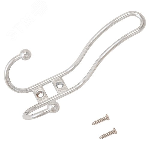 Крючок-вешалка StahlBuro 208 A CP хром - фото 1