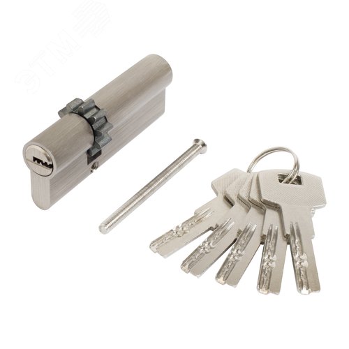 Изображение товара Цилиндровый механизм АЛЛЮР/Птимаш для замка ЗГЦ (25х10х50) с шестеренкой евро (шт)