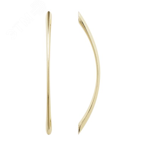 Ручка-скоба мебельная StahlBuro A204-128 2шт., SB матовое золото - фото 6