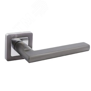 Изображение товара Ручка на круглой накладке (комплект). АЛЛЮР АРТ ВЕНСАН MBN (2640) графит (шт)