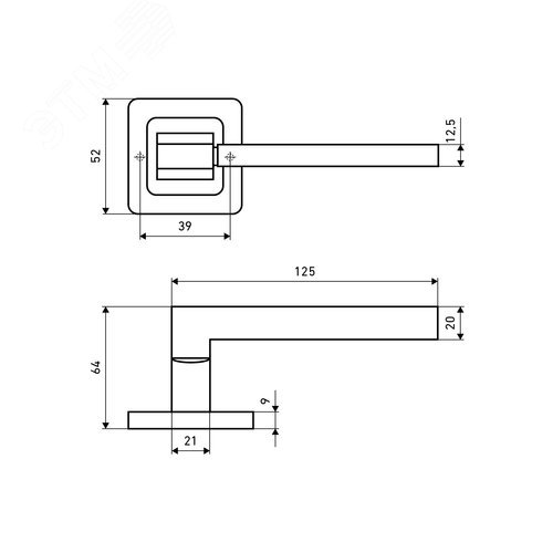 "Ручка на планке АЛЛЮР АРТ ""ВЕНСАН"" CP (2620) хром" - фото 4