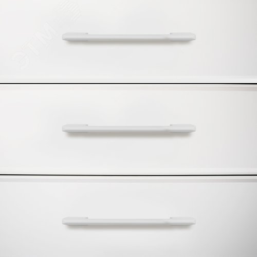 Ручка-скоба мебельная StahlBuro A300-128 2шт., W матовый белый - фото 5