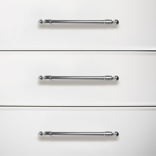 Ручка-скоба мебельная StahlBuro AP2306-128 2шт., CP хром - фото 2