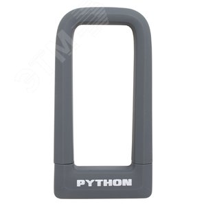 Изображение товара Замок навесной АВАНГАРД PYTHON 626 GREY силикон с креплением на раму всепогодный (шт)