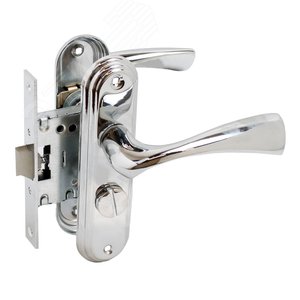 Изображение товара Защелка БУЛАТ ЗЩ1-Д03.04 (Л) НОМОС хром ЛЕВАЯ ВНУТР/ПРАВАЯ НАРУЖНЯЯ с фиксацией (шт)