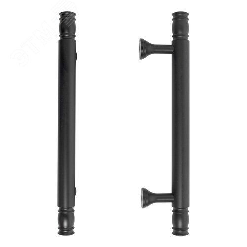 Ручка-скоба мебельная StahlBuro AP2311-96 2шт., BL матовый черный - фото 2