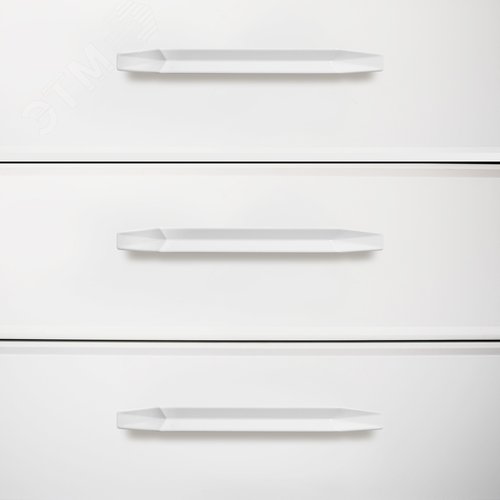 Ручка-скоба мебельная StahlBuro A108-128 2шт., W матовый белый - фото 3