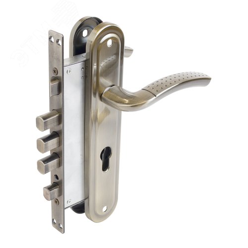 Изображение товара Замок врезной БУЛАТ ЗВ 4-4B.60.80.01.01-R АЛЬФА бронза без ц/м (ЗВ4-0526R) (шт)