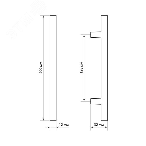 Ручка-скоба мебельная StahlBuro A8925-128 2шт., SC матовый хром - фото 5