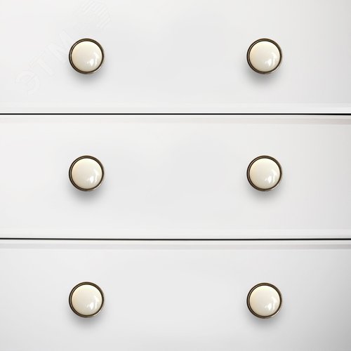 Ручка-кнопка мебельная StahlBuro C2501 2шт., AB старая бронза - фото 3