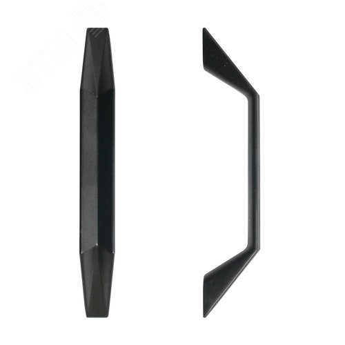 Ручка-скоба мебельная StahlBuro A109-96 2шт., BL матовый черный - фото 5