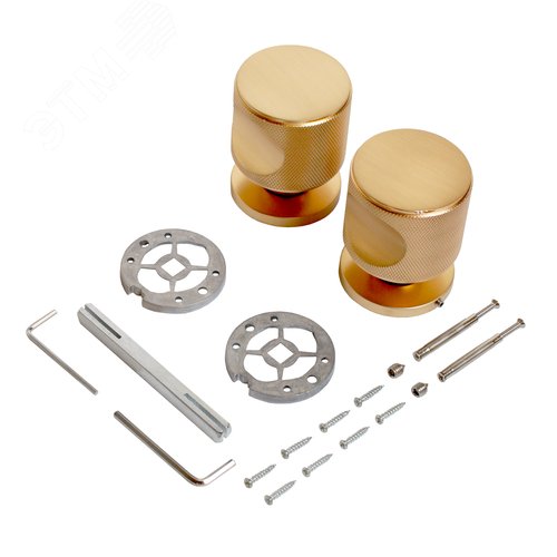 "Комплект ручек ALLUR ART COLLECTION ""MAXIMA"" MSG (58170) итал.матовое золото " - фото 2