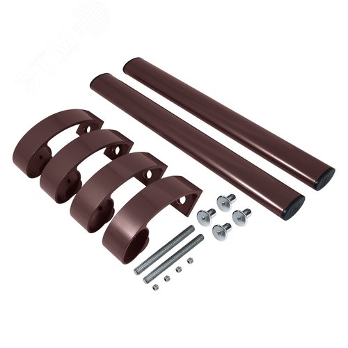 Ручка скоба БУЛАТ РС-03.345.8017 коричневый - фото 3