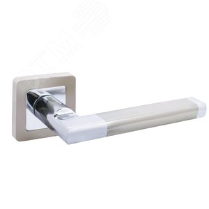 Изображение товара Ручка на круглой накладке (комплект). АЛЛЮР АРТ ВЕНСАН SN/CP (2682) никель матовый (шт)