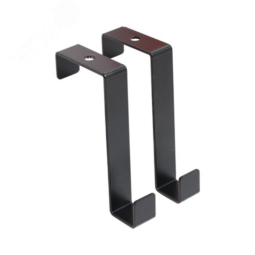 Изображение товара Крючок на дверь АЛЛЮР КДН-2 (20х40) черный (шт)