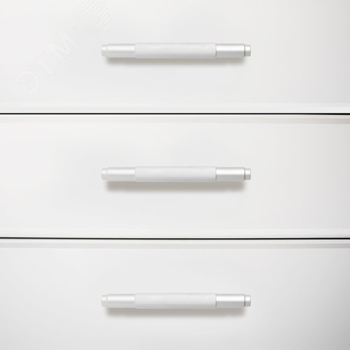 Ручка-скоба мебельная StahlBuro AP2309-96 2шт., W матовый белый хром - фото 2