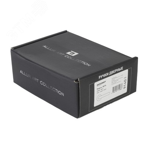 "Комплект ручек АЛЛЮР АРТ ""ВИТА"" MBN (9140) графит " - фото 4