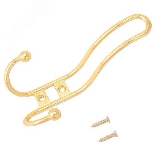 Крючок-вешалка StahlBuro 208 A GP золото - фото 1