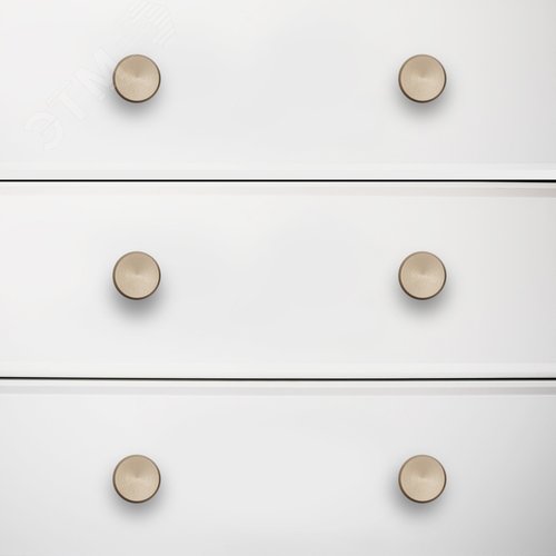 Ручка-кнопка мебельная StahlBuro AP2704 2шт., SN сатин - фото 2