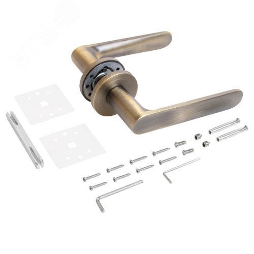 "Комплект ручек АЛЛЮР АРТ ""ДОНАТА"" MAB (9330) мат.бронза " - фото 2