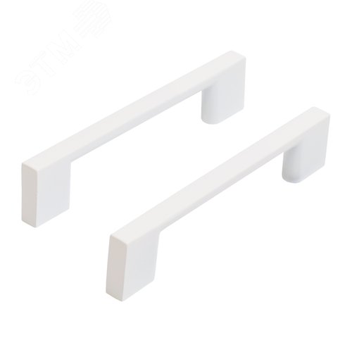 Ручка-скоба мебельная StahlBuro A302-96 2шт., W матовый белый - фото 1