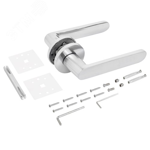 "Комплект ручек АЛЛЮР АРТ ""ВИТА"" SC (9190) мат.хром " - фото 2