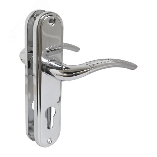 Комплект ручек АЛЛЮР 132-1 61,5 мм CP хром - фото 1