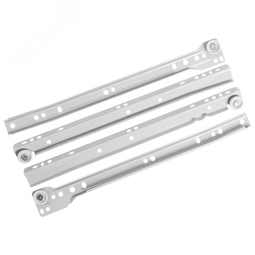 Направляющие роликовые StahlBuro 300/0,8 мм серый - фото 1