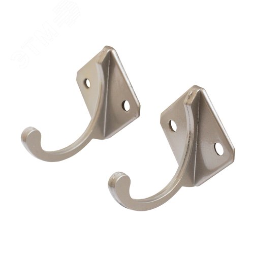Крючок-вешалка  СТАНДАРТ 1011 SN мат. никель - фото 1