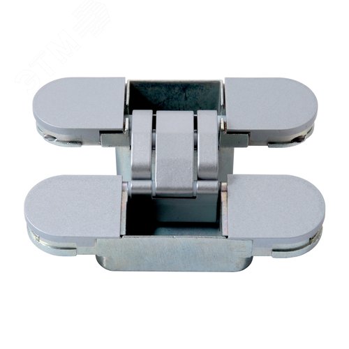 Петля дверная АЛЛЮР АРТ 110*30 3D матовый никель - фото 2