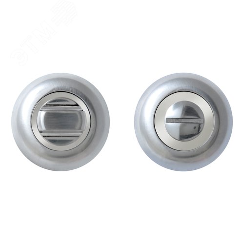 Сантехническая завертка к ручкам СТАНДАРТ P-BK-R1 SN/CP мат.никель/хром - фото 1