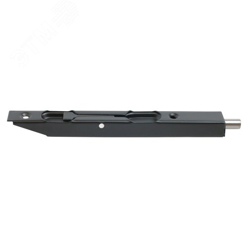 Шпингалет торцевой АЛЛЮР 01-160 BL матовый черный - фото 1