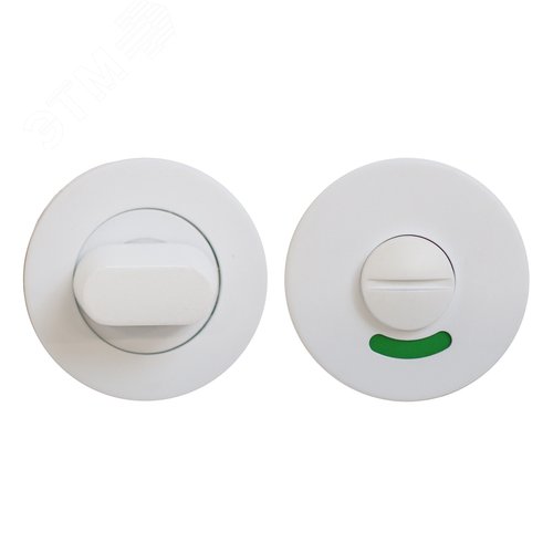 Изображение товара Сантехническая завертка к ручкам СТАНДАРТ 02WC SS WHITE БЕЛАЯ INOX нержавеющая сталь (шт)