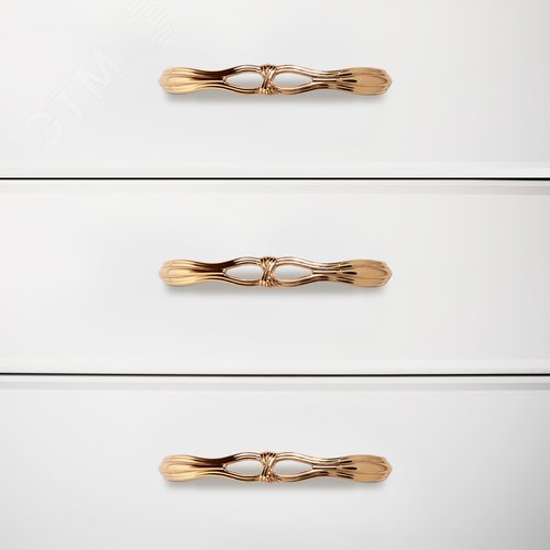 Ручка-скоба мебельная StahlBuro C2531-96 2шт., PB золото - фото 3