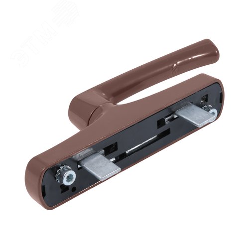 Ручка оконная БУЛАТ РО-01А.8017 коричневый - фото 4