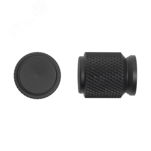 Ручка-кнопка мебельная StahlBuro AP2706 2шт., BL матовый черный - фото 5