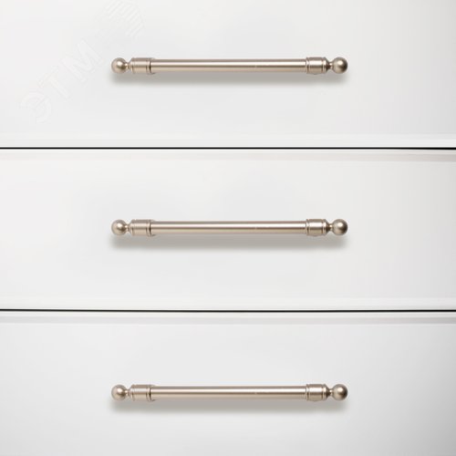 Ручка-скоба мебельная StahlBuro AP2306-128 2шт., SN сатин - фото 2