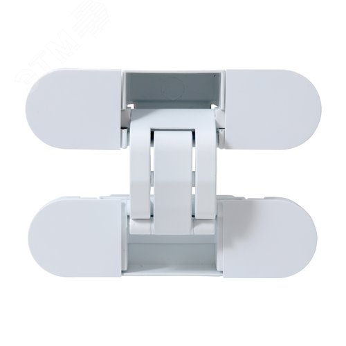 Петля дверная АЛЛЮР АРТ 110*30 3D матовый белый RAL 9016 - фото 1