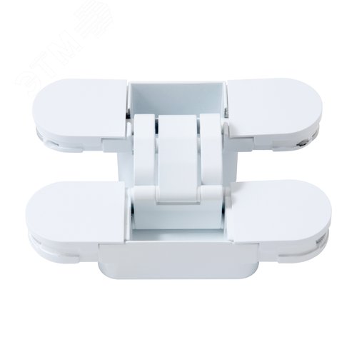 Петля дверная АЛЛЮР АРТ 110*30 3D матовый белый RAL 9016 - фото 2