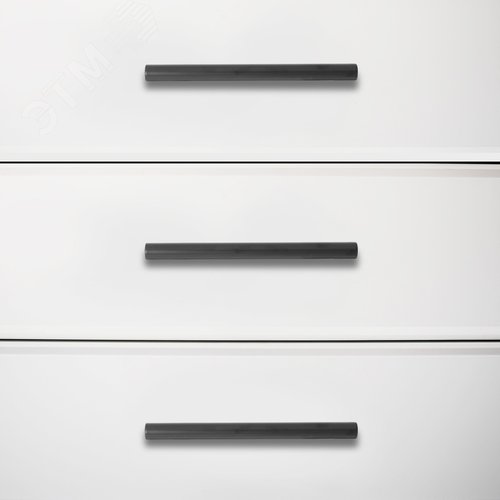 Ручка-скоба мебельная StahlBuro A8925-96 2шт., BL матовый черный - фото 5