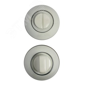 Изображение товара Завертка-фиксатор сантехническая для защелок, замков, задвижек к ручкам АЛЛЮР АРТ BK-R1 W/CP (31112) хром (шт)