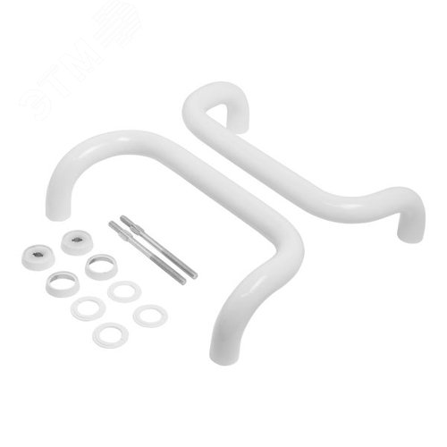 ЛДМ FURAL 300 мм белая (алюм.) Ручка-скоба(01.300.30 RAL 9016) (5) - фото 1