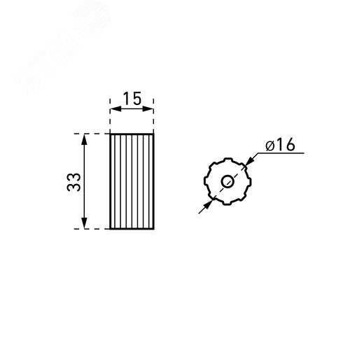 Ручка-кнопка мебельная StahlBuro AP2315 2шт., SN сатин - фото 5