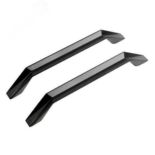 Изображение товара Ручка-скоба мебельная StahlBuro A109-128 2шт., BL матовый черный (шт)